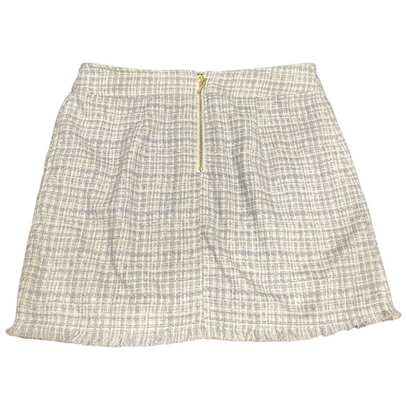 Maison D’Amelie light purple and white tweed skirt - Picture 2 of 8